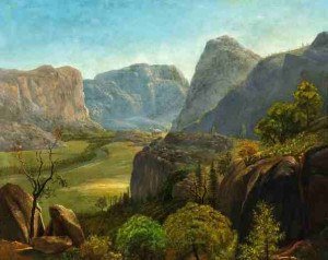Bierstadt-paintings-fetch-$4-million-at-Reno-Auction,.  The Hetch Hetchy Valley by Bierstadt