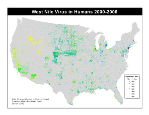 West Nile Virus Cases in the United States